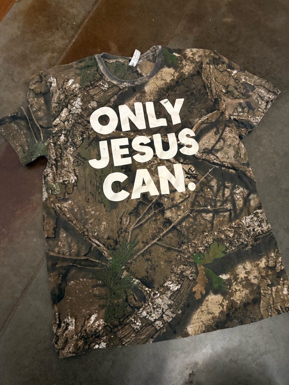 Camo Jesus Can Shirt